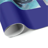 サンタとサックス、クリスマスパーティー ラッピングペーパー (ロールコーナー)