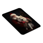 サンタとサモイドサンタフェスティバルクリスマス マグネット (右側)