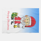 サンタとジンルベル キッチンタオル (横)