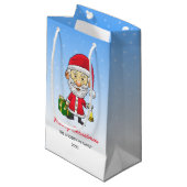 サンタとジンルベル スモールペーパーバッグ (正面アングル)