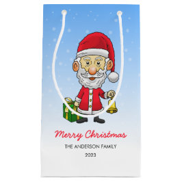 サンタとジンルベル スモールペーパーバッグ