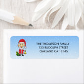 サンタとジンルベル ラベル (インサイチュ)