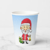 サンタとジンルベル 紙コップ (裏面)