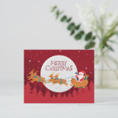 サンタとスリー ポストカード (スタンド正面)