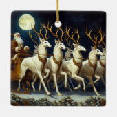 サンタとゾイ・ディーア セラミックオーナメント (裏面)