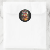 サンタとダンス ラウンドシール (バッグ)