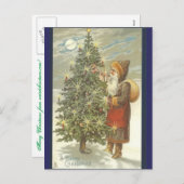サンタとツリーマン シーズンポストカード (正面/裏面)