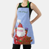 サンタとテディのエプロン エプロン (インサイチュ)