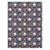 サンタとトナカイお気に入りのの柄 テーブルクロス (正面)