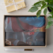 サンタとトナカイがジンジャーパンの家を作る 薄葉紙 (ギフト)