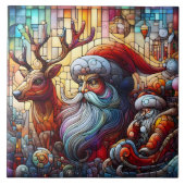 サンタとトナカイで冬のフェスト! タイル (正面)