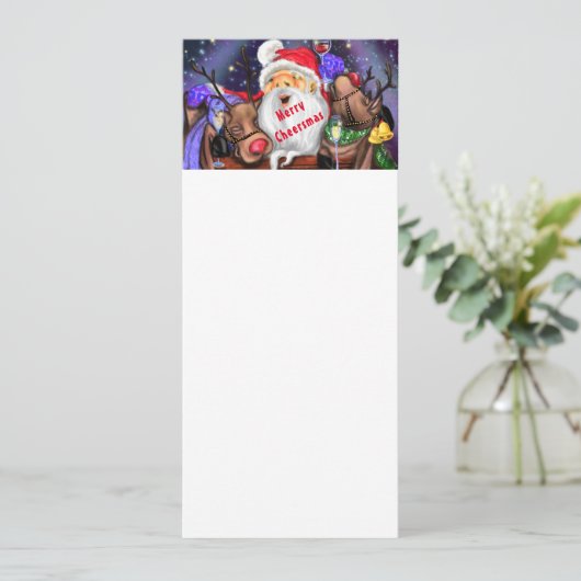 サンタとトナカイのおもしろいクリスマスメニュー メニュー (スタンド正面)