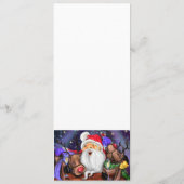サンタとトナカイのおもしろいクリスマスメニュー メニュー (裏面)