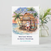サンタとトナカイのティキバー トロピカルビーチ クリスマス (スタンド正面)