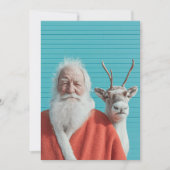 サンタとトナカイのホリデーデュオ シーズンカード (正面)