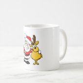 サンタとトナカイのマグカップ コーヒーマグカップ (正面右)