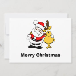 サンタとトナカイのマグカップ シーズンカード