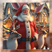 サンタとトナカイの窓が離れない ウィンドウサイン (シート2)