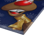 サンタとトナカイメリーのクリスマスハッピーアニメ カッティングボード (角)