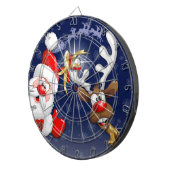 サンタとトナカイメリーのクリスマスハッピーアニメ ダーツボード (正面右)