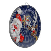 サンタとトナカイメリーのクリスマスハッピーアニメ ダーツボード (正面左)