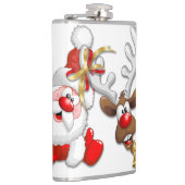 サンタとトナカイメリーのクリスマスハッピーアニメ フラスク (右)