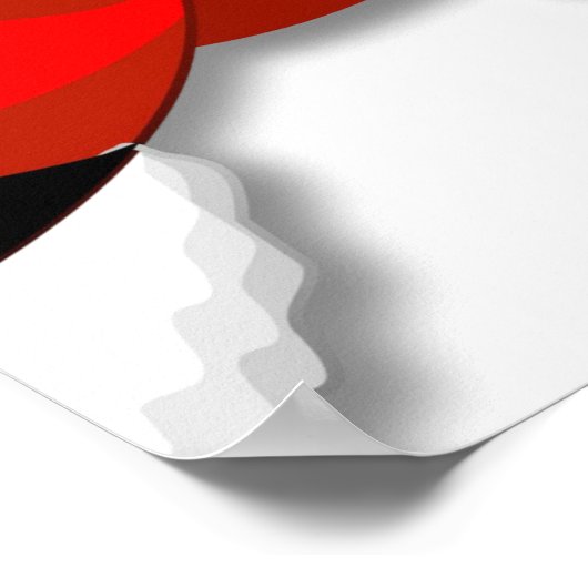 サンタとトナカイメリーのクリスマスハッピーアニメ ポスター (角)