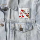 サンタとトナカイメリーのクリスマスハッピーアニメ 缶バッジ (インサイチュ)