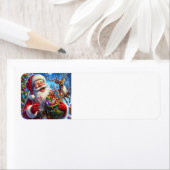 サンタとトナカイ住所 シール (インサイチュ)