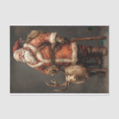 サンタとトナカイ2デクページ紙 薄葉紙 (正面)