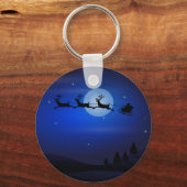 サンタとトナカイ キーホルダー (正面)