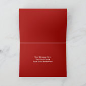 サンタとトナカイ シーズンカード (内部)