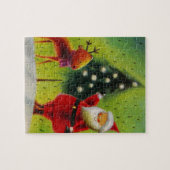 サンタとトナカイ ジグソーパズル (横)