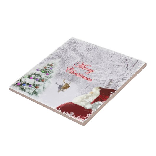 サンタとトナカイ タイル (側面)