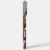 サンタとトナカイ、雪の森、クリスマスツリー8 Case-Mate iPhoneケース (裏面 / 右)