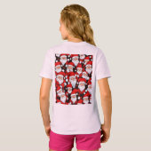 サンタとトナカイ Tシャツ (裏面フル)