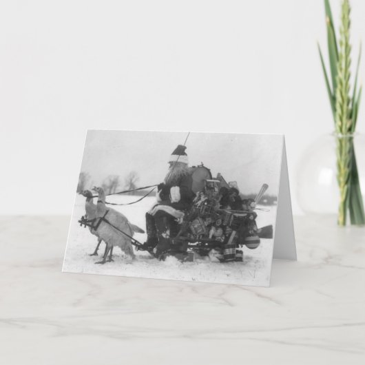 サンタとトルコトナカイ シーズンカード (正面)