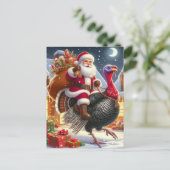 サンタとトルコ ポストカード (スタンド正面)