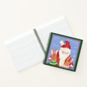 サンタとバンニーのスパイラルノートブック ノートブック (内部)