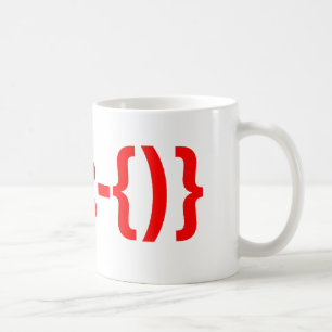 サンタとヒゲのクリスマスエモティコン コーヒーマグカップ