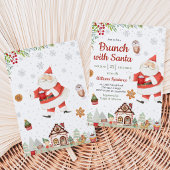 サンタとブランチするクリスマスパーティー 招待状