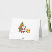 サンタとプレゼント シーズンカード (裏面)