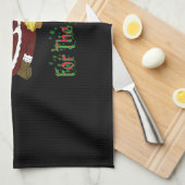 サンタとベビーイエスが理由T-Shi キッチンタオル (四つ折り)