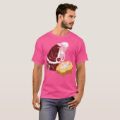 サンタとベビーイエス素晴らしクリスマスプレゼント Tシャツ (正面フル)