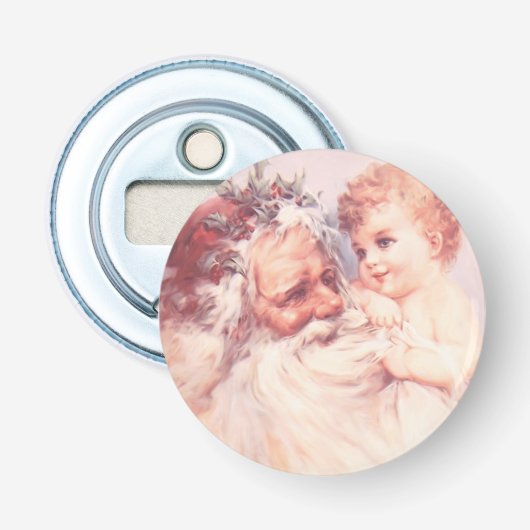 サンタとベビー 栓抜き (正面)