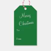 サンタとホッキョクグマ ギフトタグ (裏面)