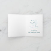 サンタとホッキョクグマ シーズンカード (内部)