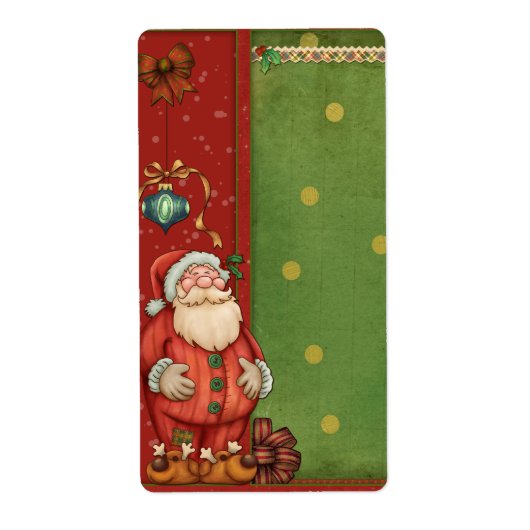 サンタとボーブルのラベル ラベル (正面)