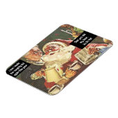 サンタとミセスクロースいけな&ニースヴィンテージおもしろい マグネット (左側)