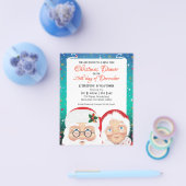 サンタとミセスクロースドライブでクリスマス休暇 チラシ (シングル)